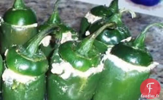 Jalapenos farcis au gouda fumé et à l'ananas