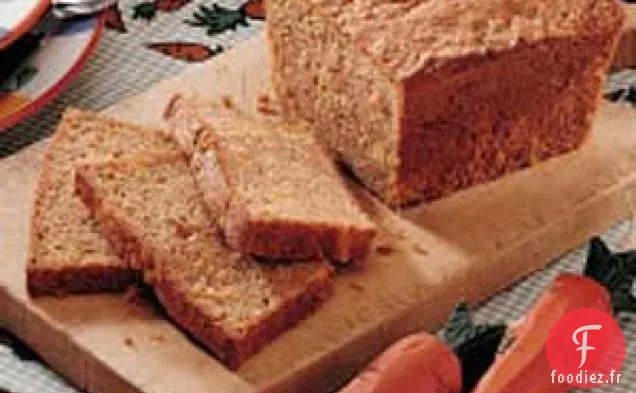 Pain aux carottes et à l'ananas
