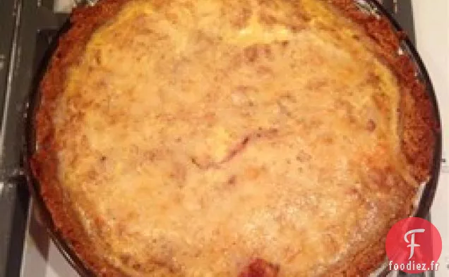 Quiche Lorraine à faible teneur en glucides et sans gluten