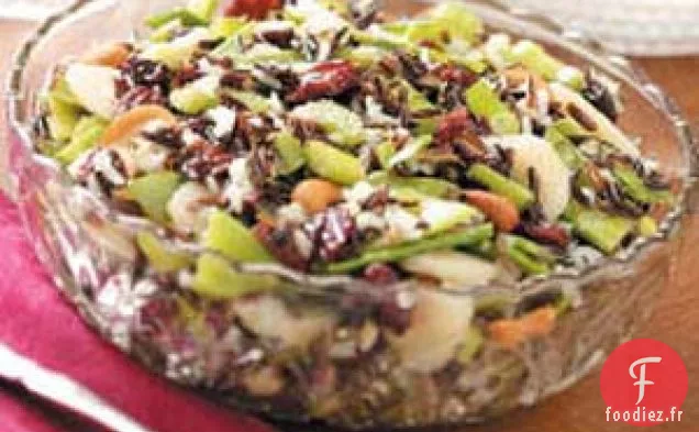 Salade de riz sauvage aux cerises