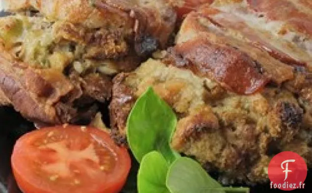 Côtelettes de porc farcies