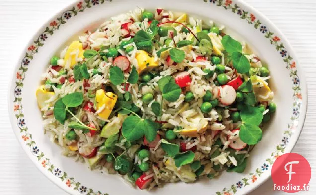 Salade De Riz Basmati Et Légumes D'Été