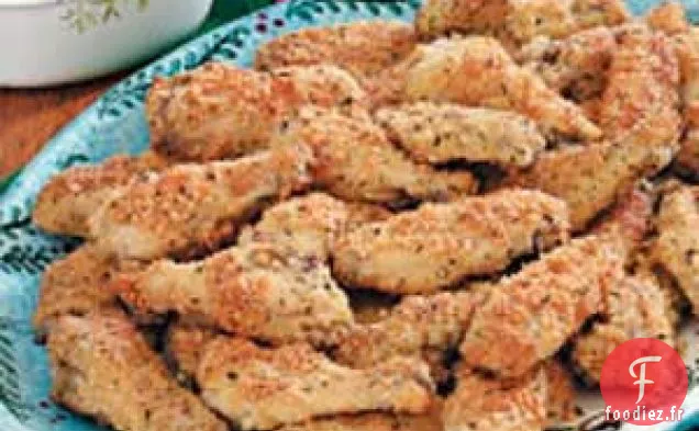 Ailes de poulet au parmesan