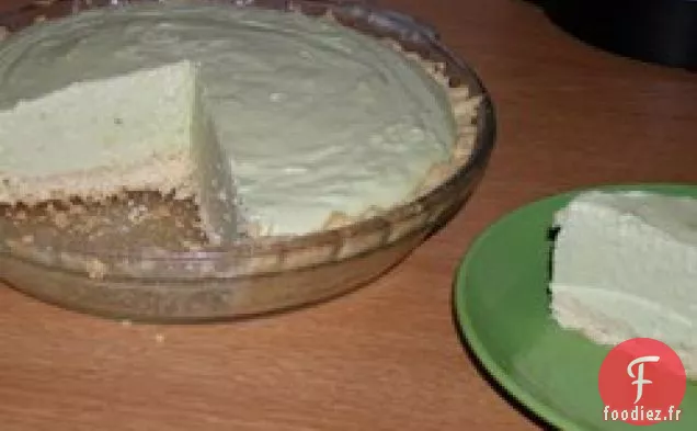 Cheesecake à l'avocat et au citron vert