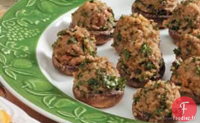 Champignons farcis au couscous