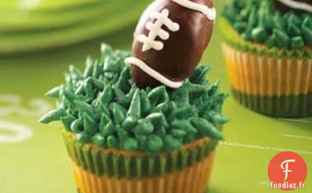 Cupcakes au football à la truffe