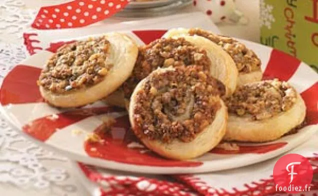 Tourbillons de miel et de noix