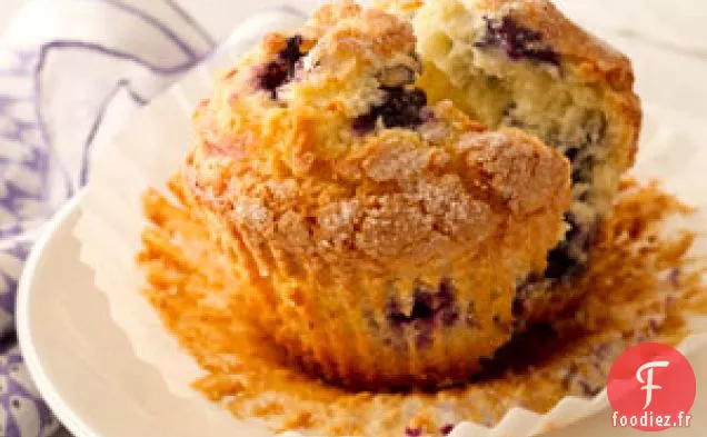 Muffins géants aux myrtilles