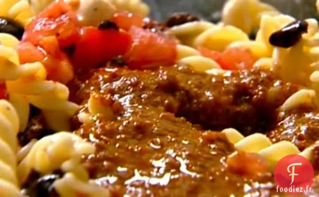 Pâtes aux tomates séchées