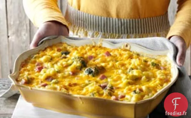 Jambon et pâtes en potluck