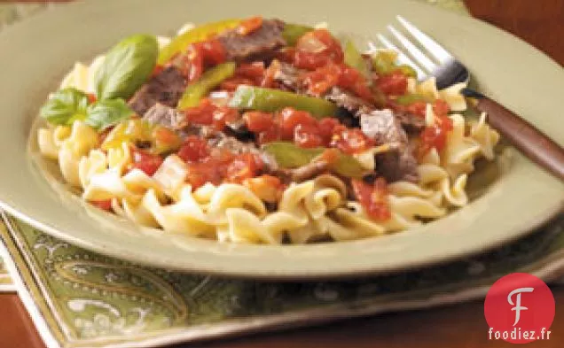 Steak épicé au poivre