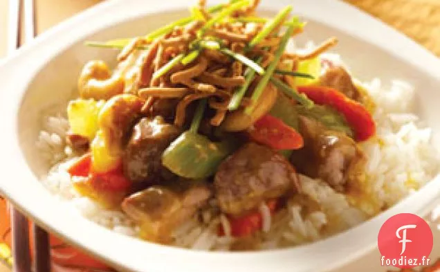 Porc à l'orange pour 2