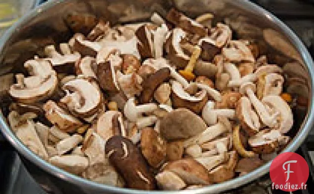 Steak De Flanc Grillé Aux Champignons
