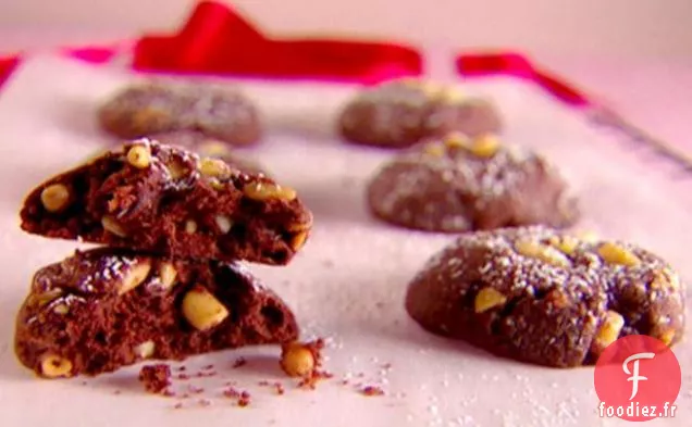 Biscuits aux pépites de chocolat et aux pignons de pin