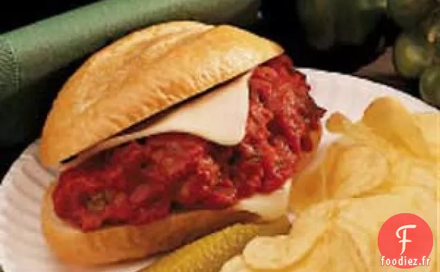 Sandwichs aux boulettes de viande préférés