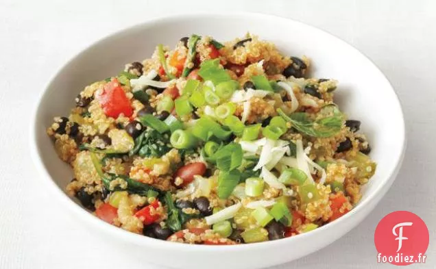 Pilaf au quinoa et aux haricots