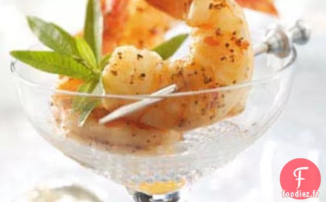 Crevettes marinées