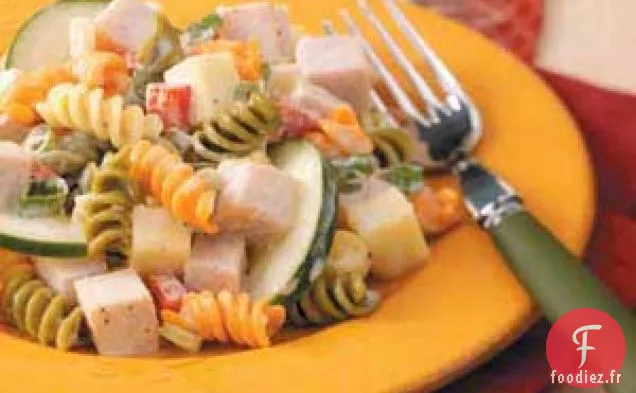 Salade de pâtes à la dinde fumée