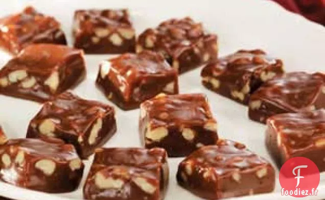 Caramels au chocolat et aux noix