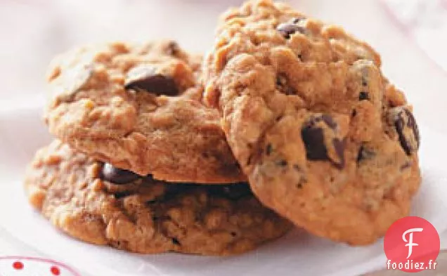 Biscuits à la citrouille et aux pépites de chocolat