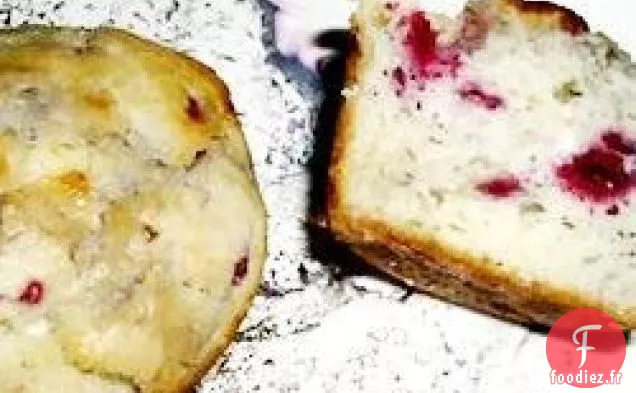Muffins au chocolat blanc et aux framboises