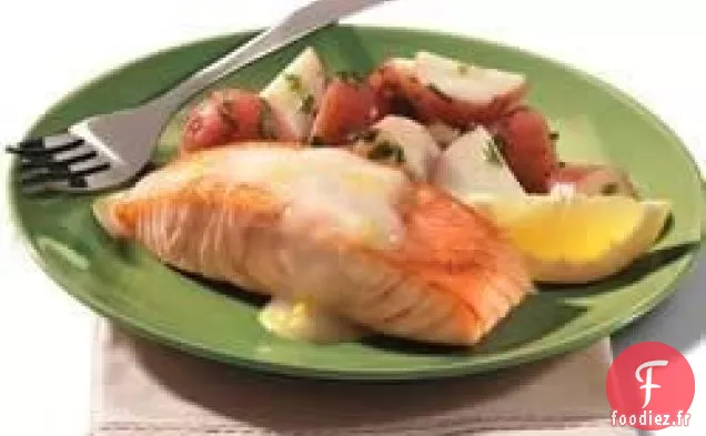 Poisson à la sauce citronnée