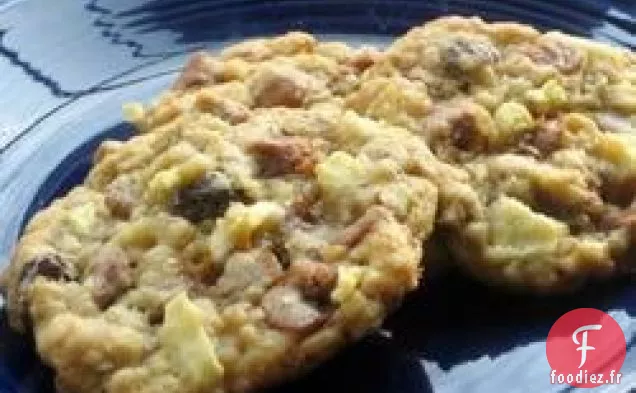 Biscuits aux pommes et aux pépites de cannelle