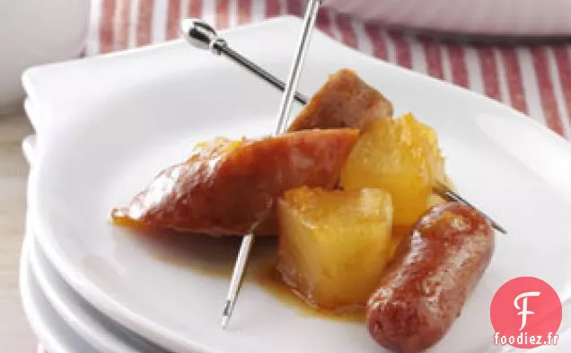 Bouchées de saucisses au barbecue