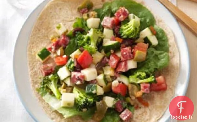 Wraps végétariens à l'italienne