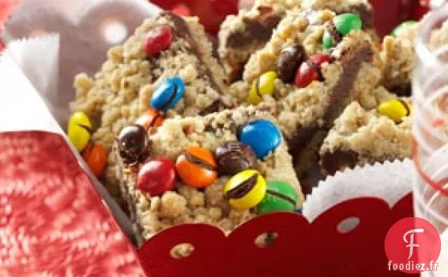 Barres fourrées au caramel