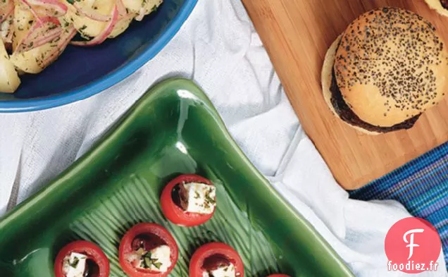 Tomates Cerises Farcies À La Feta Marinée