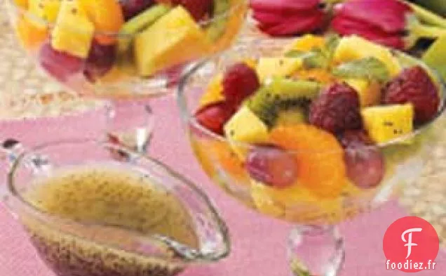 Vinaigrette aux graines de pavot