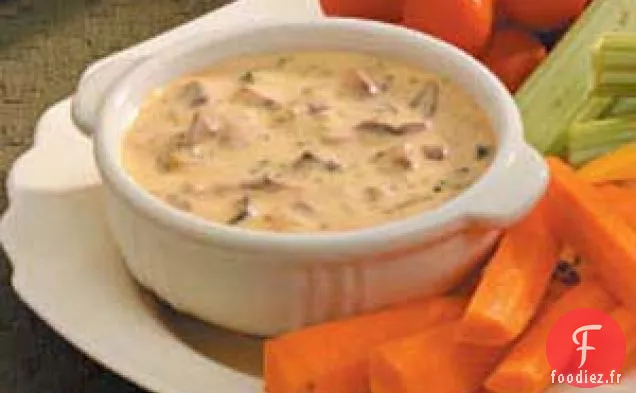 Trempette chaude au brocoli et au fromage