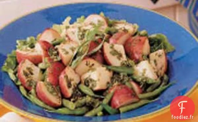 Salade de pommes de terre aux haricots verts