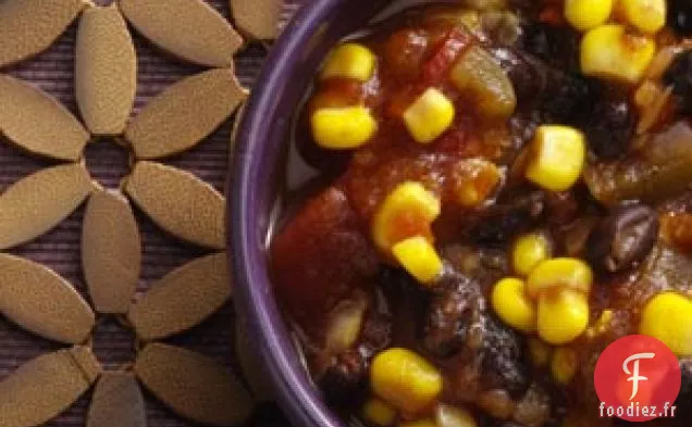 Salsa aux haricots noirs et au maïs