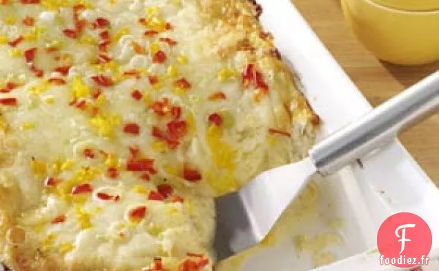 Brunch au fromage et au crabe