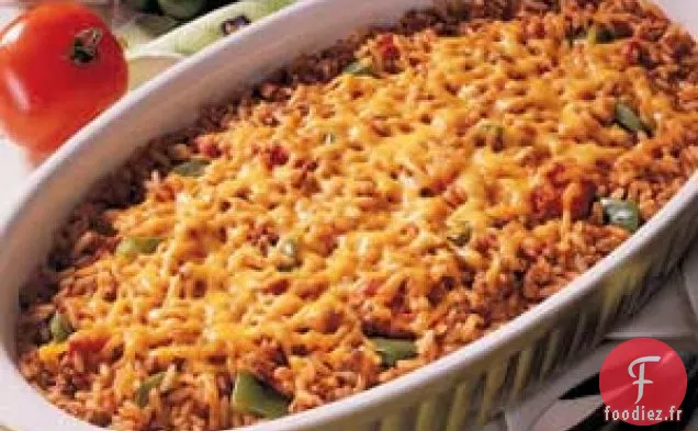 Riz cuit aux épices