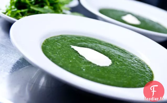 Soupe De Rampe De Sunchoke Et D'Ortie