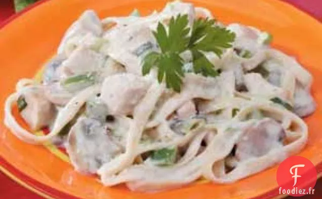 Pâtes au poulet cajun