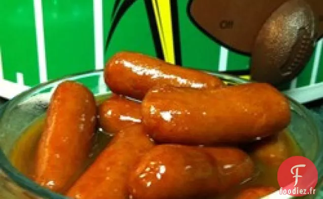 Saucisses de Vienne à la mijoteuse et sauce barbecue