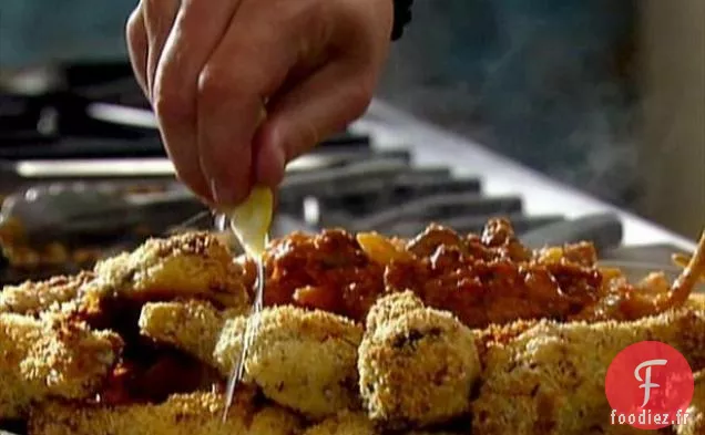 Cuisses de poulet croustillantes au romarin et à l'ail