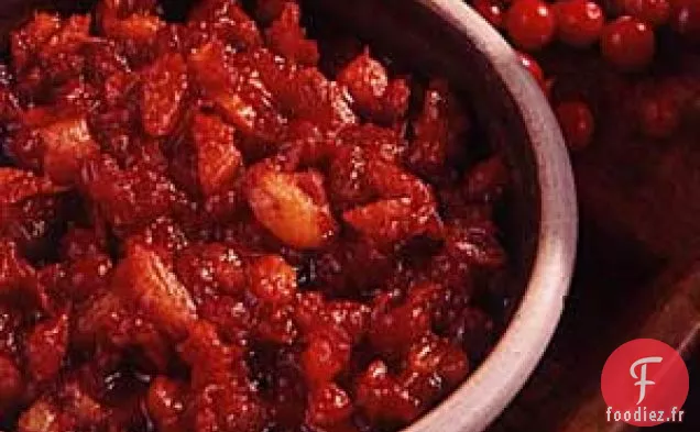 Chutney aux canneberges gagnant