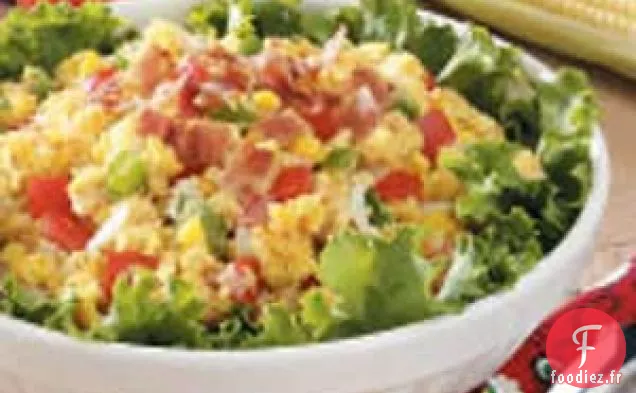 Salade de pain de maïs préférée