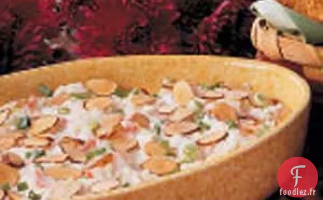 Trempette de crabe aux amandes grillées