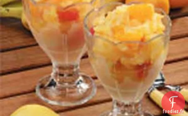Granité aux fruits tropicaux