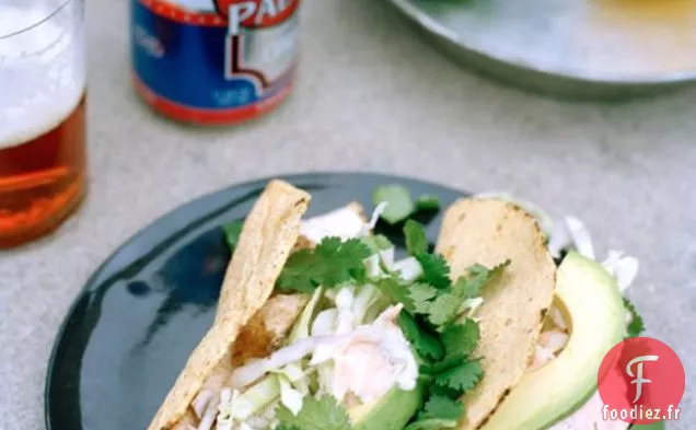 Tacos De Poisson Grillé À La Crème Chipotle