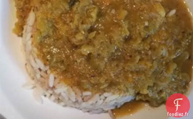 Soupe de pois cassés au curry