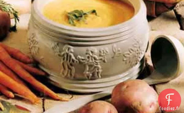 Soupe d'automne dorée