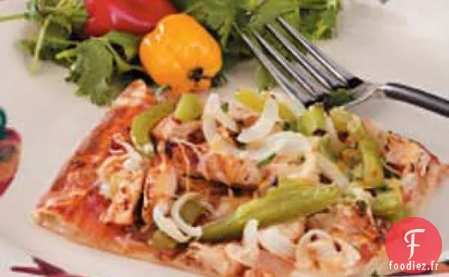Pizza au poulet du sud-ouest