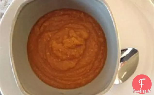Soupe de courge musquée double